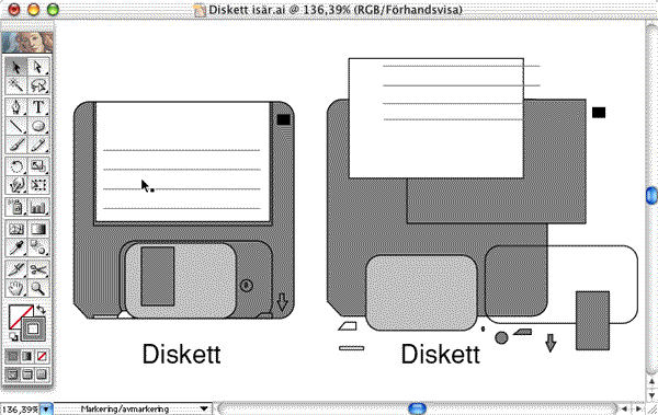 Objektgrafik i Illustrator